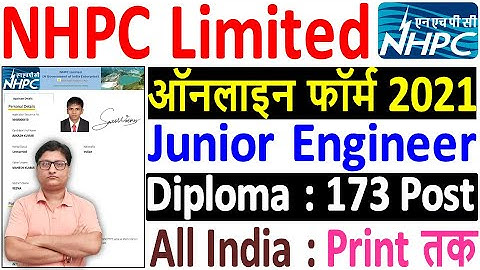 NHPC JE Online Form 2021 Kaise Bhare ¦¦ How to Fill NHPC JE Online Form 2021 ¦¦ NHPC JE Form 2021