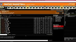ESPN Fantasy Basketball Live Draft 2015-16