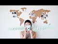 Decorate With Me | Travel Memories Room Decor 🌎