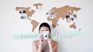 Decorate With Me | Travel Memories Room Decor