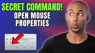 Secret RUN Command to Open Mouse Properties on Windows 10/11