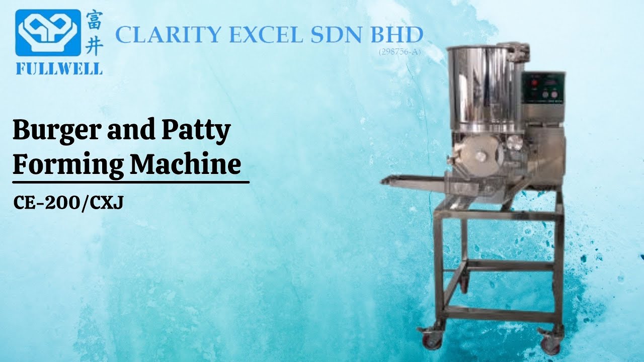 Burger and Patty Forming Machine - YouTube