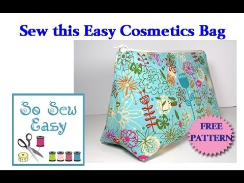 Sew An Easy Cosmetics Bag You