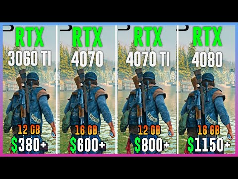 RTX 3060 TI vs RTX 4070 vs RTX 4070 TI vs RTX 4080 - Test in 12 Games