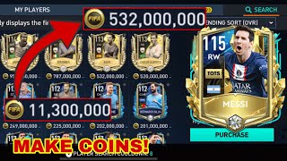 HOW TO MAKE MILLIONS OF COINS EASILY IN FIFA MOBILE 23 DO THIS