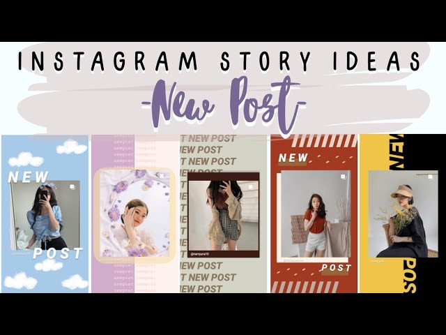 New Post / Repost Instagram Story Ideas | Simple Clean Aesthetic - Youtube