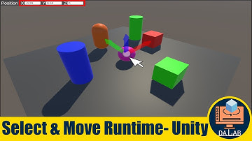 C# Script and User Interface to Select and Move Object at Runtime in Unity