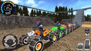 Impossible Dirt Quad Bikes Racing Game - Extreme Motocross ATV Bike Stunts - Android IOS #2 Gameplay screenshot 1