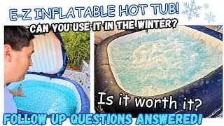 INFLATABLE HOT TUB IN THE WINTER SALUSPA HAWAII REVIEW AND INSTRUCTION
