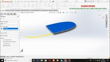 Simple Elliptical wing Design  with SolidWorks Software