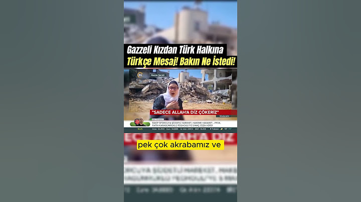 Gazzeli Kız Enkazların Arasından Türk Halkına Seslendi! Bakın Ne İstedi! #shorts #gazze #filistin