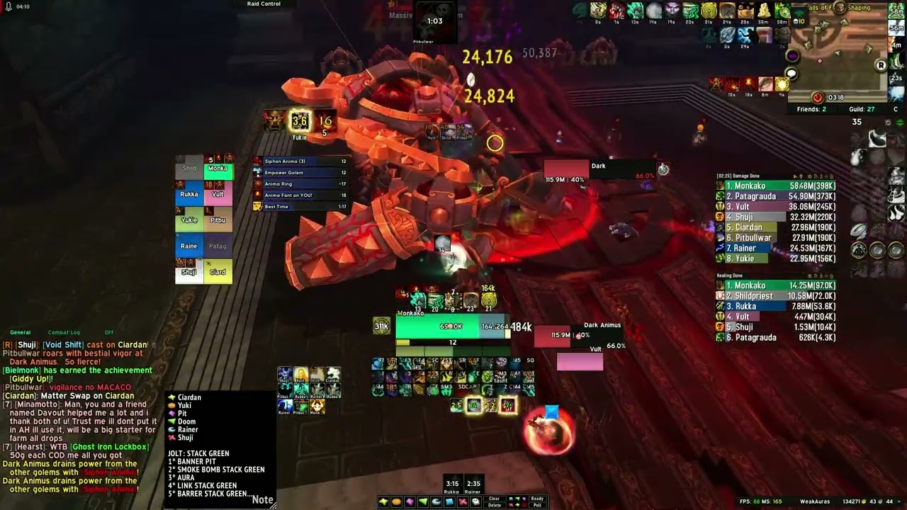 DARK ANIMUS 10man HEROIC | Monk Tank POV | Made in BRAZIL