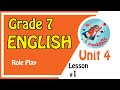 Grade 7 English - Unit 4 -Lesson 01 