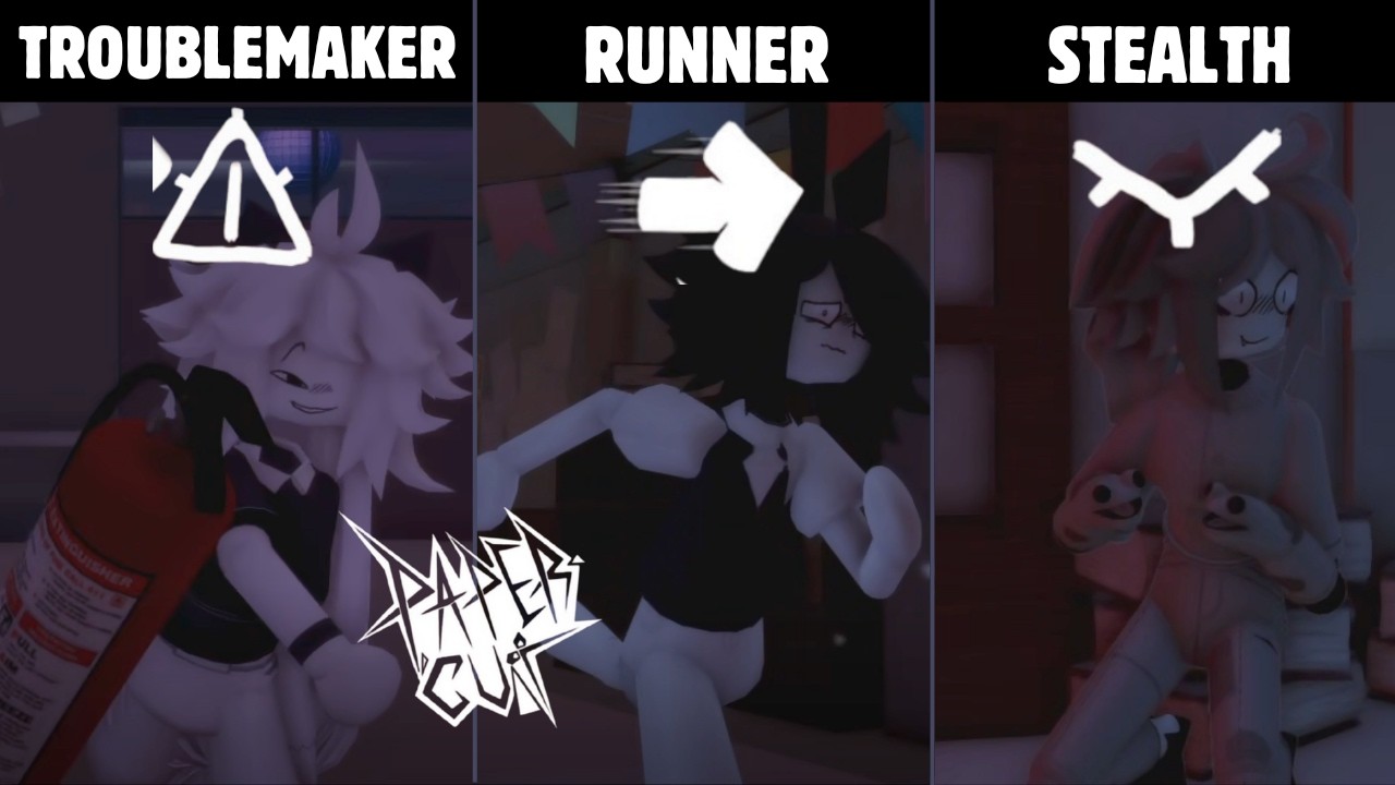 All Faculties (Classes) Gameplay - Roblox Paper Cut (FPE)