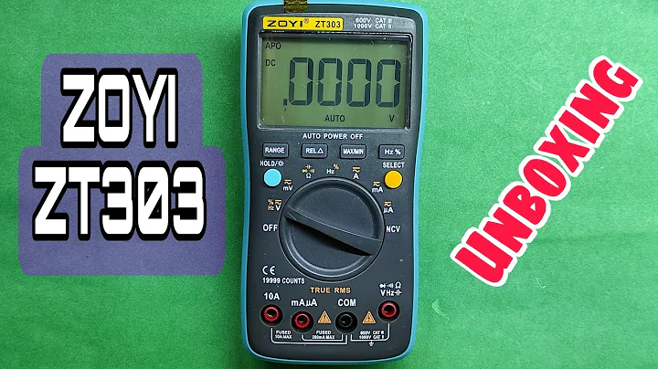 ZOYI ZT303 unboxing and test