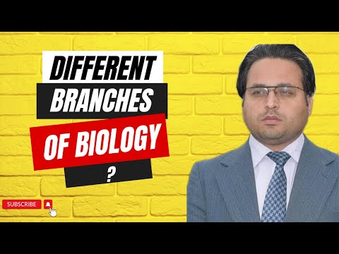 what are the different branches of Biology?  Different branches of Biology.