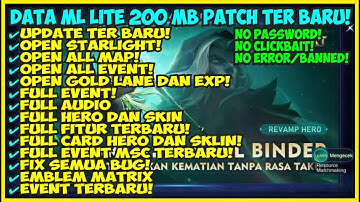 Data ML Lite Full Event 200Mb Terbaru Patch Transformers | Ml Lite |Cara Mengatasi Lag & Patah Patah