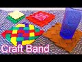 クラフトバンドで作るコースター の作り方【Coaster made with craft band】