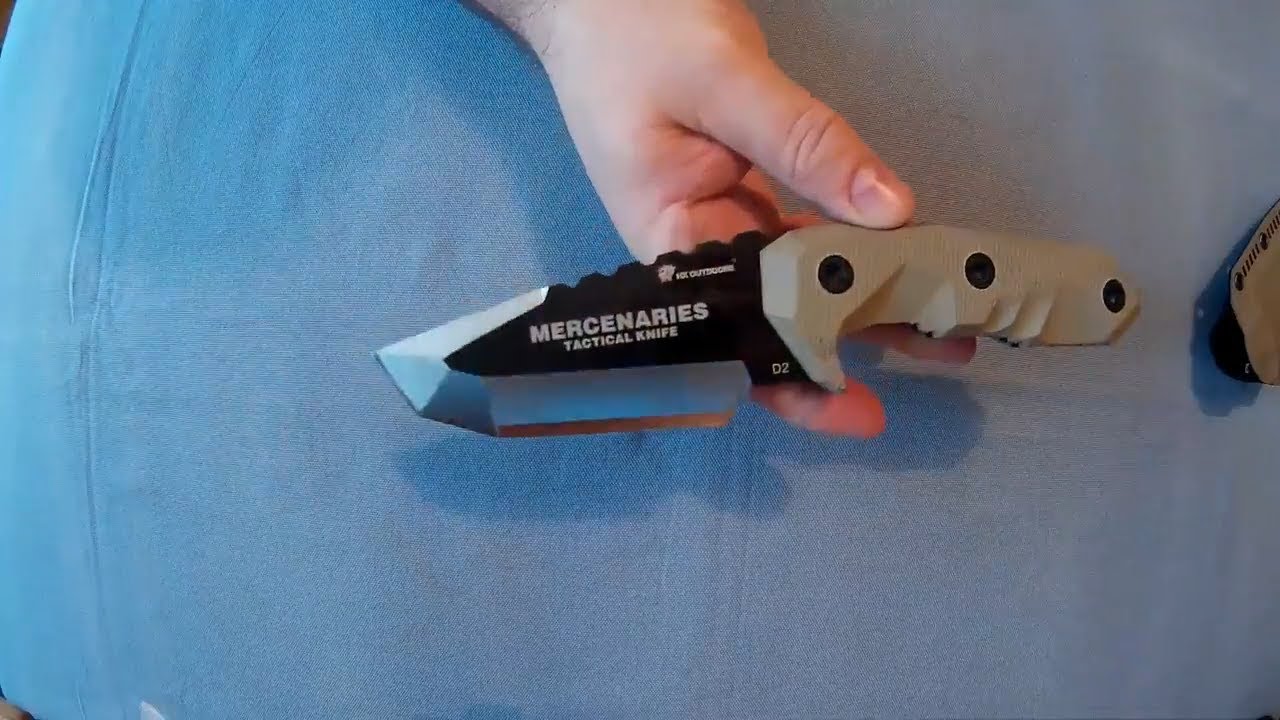 HX OUTDOORS D-165 Mercenaries Tactical Knife Review - YouTube