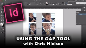 Using the Gap Tool to Edit Frame Arrangements in InDesign