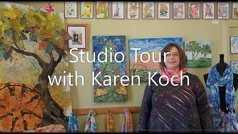 Studio Tour with Karen Koch of Life Needs Art