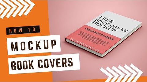 How to MOCKUP BOOK COVER Design using SMARTPHONE on photopea