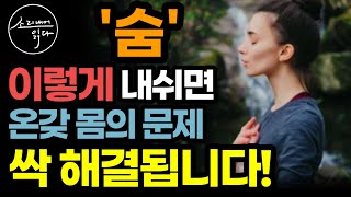 인생을 바꾸는 놀라운 호흡의 힘! / 이렇게 숨 쉬세요! 온갖 몸의 문제 싹 사라집니다! / 호흡력 높이는 법 / 호흡의 힘 / 책읽어주는여자 SODA's 건강 오디오북