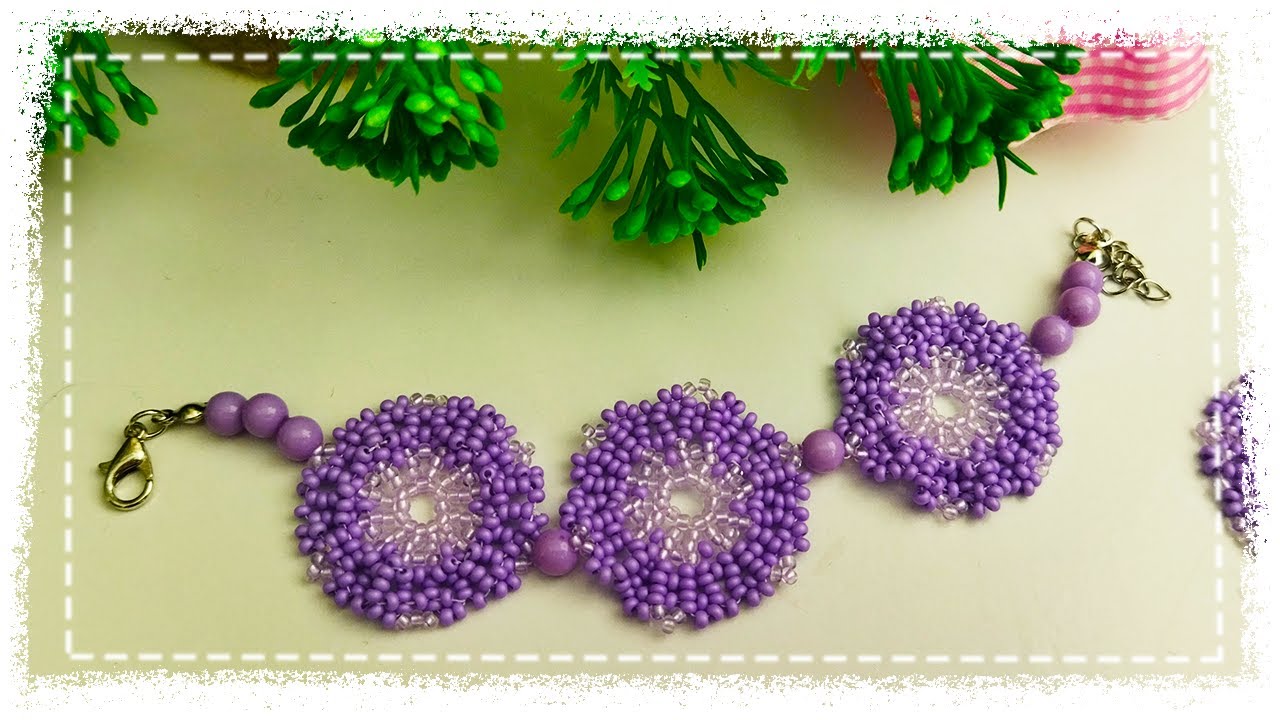 🌼 Beaded Jewelry – Easy Bracelet Tutorial with Pattern