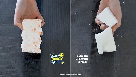 Eraser Daddy 10x with Scrubbing Gems - Official Video