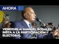 Manuel rosales encabeza acto desde maracaibo para instar a la participacin electoral  en vivo