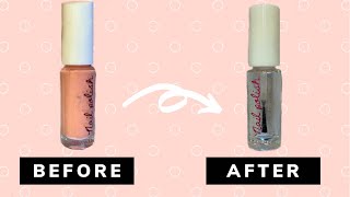 How to clean a nail polish bottle| طريقة تنظيف علبة المناكير (easy)