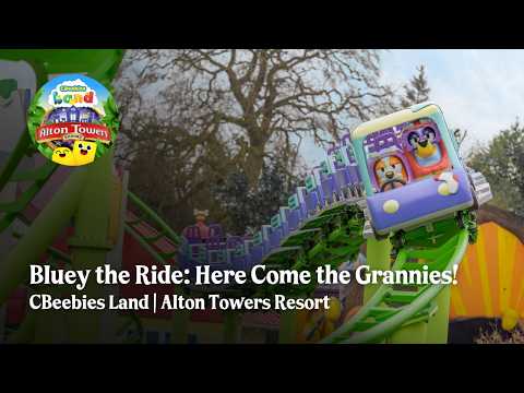 Bluey the Ride: Here Come The Grannies! | Alton Towers Resort 🩵