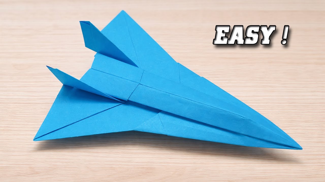 紙飛行機の作り方 - 飛行可能な紙製ロッキード・マーティン SR-72 ダークスターの作り方
