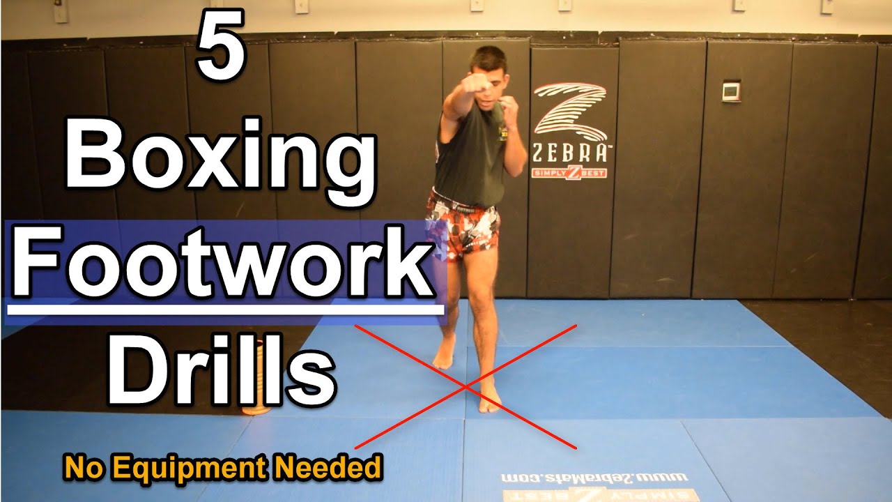 5 Essential Boxing Footwork Drills For Beginners You Can Do At Home With No  Equipment..... (2020) - Youtube