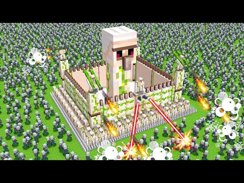 Видео: SURVIVAL GAMEPLAY! TITAN IRON GOLEM Zombie Apocalypse in Minecraft Compilation! Villager vs Zombie