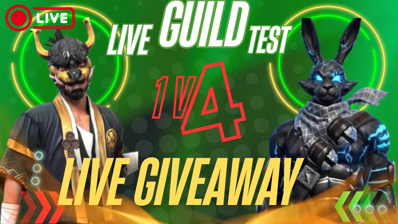 Live guild test live giveaway live redeam code giveaway 