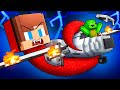 JJ Snake Attacked Mikey’s Plane in Minecraft (Maizen)