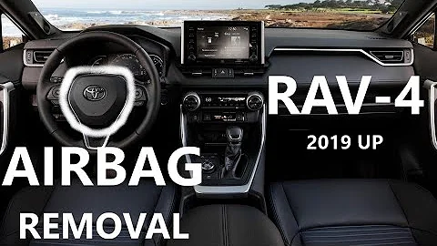 How to remove steering AIRBAG on 19 23 TOYOTA RAV4 2019 2020 2021 2022 2023 2024