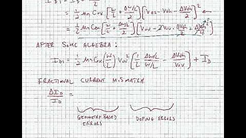 ECE 3110 - Lecture 11a: Current Source Matching