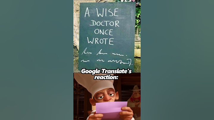 Google Translate was shocked 😳