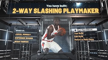 MAKING A 2-WAY SLASHING PLAYMAKER | NBA 2K22 CURRENT GEN BUILDS