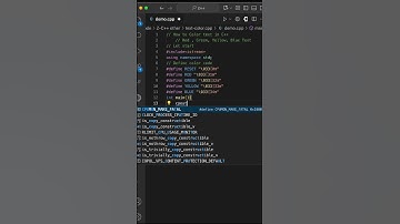 How to c++ text color.  #coding #programming #tutorial
