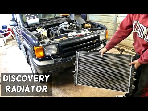 LAND ROVER DISCOVERY RADIATOR REMOVAL REPLACEMENT