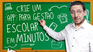 CRIE UM APP PARA GESTÃO ESCOLAR EM MINUTOS [ZOHO] screenshot 2