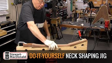 Dan Erlewine’s do-it-yourself neck shaping jig