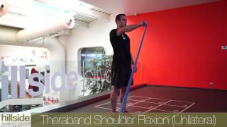 Theraband Shoulder Flexion (Unilateral)