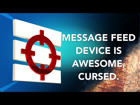 Getting to know the new Message Feed Device.