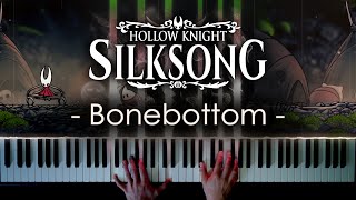 Bonebottom - Hollow Knight Silksong - Piano Arrangement Free Sheet Music
