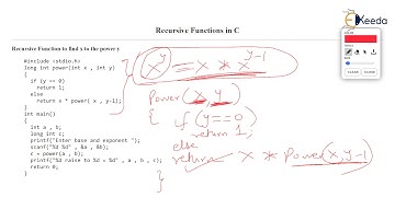 Recursive Function for X Rise To Y| Programming & Data Structures |GATE|COMPUTER ENGINEERING