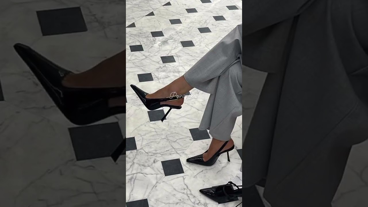 The beauty of pointy heels ✨ 
